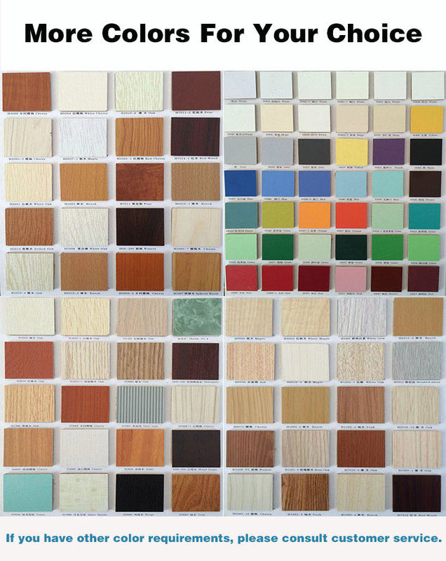 Furniture Panel Kayu Minimalis Lemari Pakaian Kayu 4 Pintu Dengan Laci