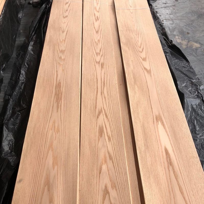 0.45mm 0.5mm 1mm Red Oak Veneer Lembar Veneer Kayu Lembar Irisan Cut