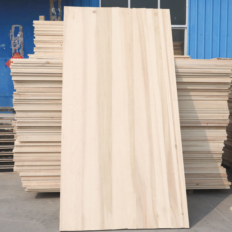 Dekorasi Interior Poplar Panel Kayu Solid Papan Kayu Poplar 3mm-50mm