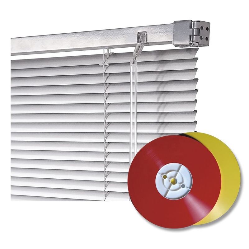 15mm 25mm Cordless Aluminium Blind Slats Untuk Dekorasi Rumah 600m / 800m / 1000m