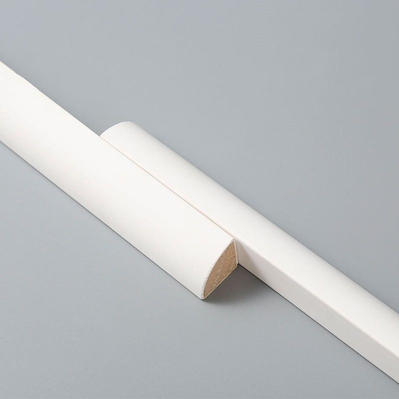 Quarter Round Moulding Timber Primed Wood Board Untuk Dekorasi Bangunan
