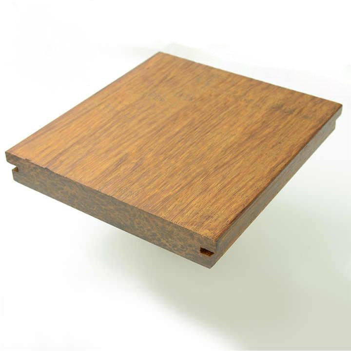 2.2m 2.4m 3.6m Papan Kayu Bambu Laminasi Vertikal Dengan Cetakan 2 Alur Sisi