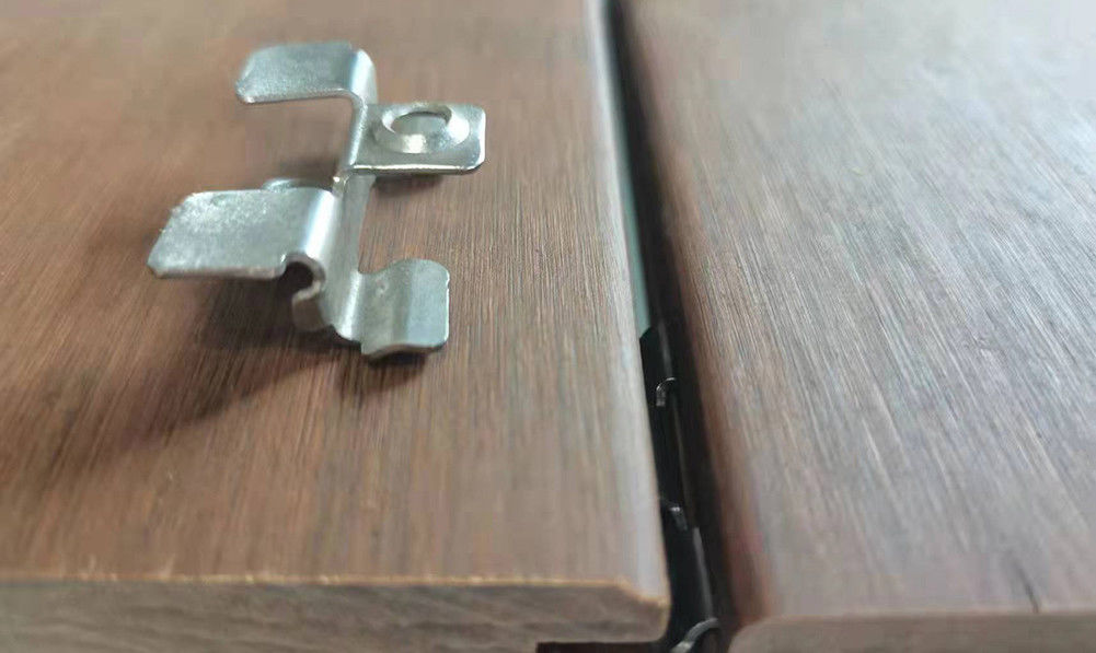 2.2m 2.4m 3.6m Papan Kayu Bambu Laminasi Vertikal Dengan Cetakan 2 Alur Sisi