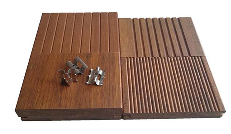 Eco Forest Outdoor tahan lama Strand Woven Bamboo Flooring Karbonisasi Solid Bamboo Deck Bambu Decking