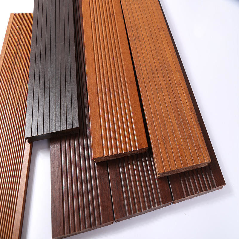 Anti korosi Ketumpatan Tinggi Outdoor Strand Woven Bambu Decking Bambu Kayu Outdoor Decking Flooring
