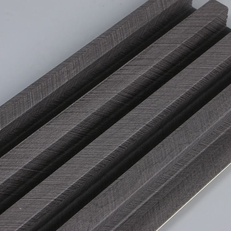 Bahan bangunan rumah dekoratif bahan kayu yang ekonomis PVC panel dinding WPC