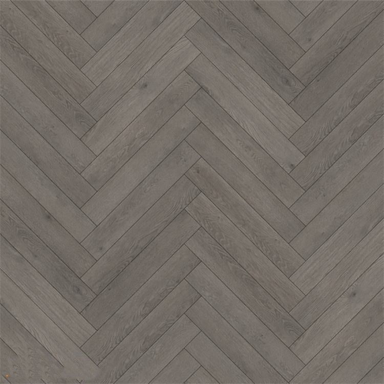 Tekstur Residential Embossed Luxury Rigid Core Sound-Absorbing Vinyl Herringbone Lantai SPC