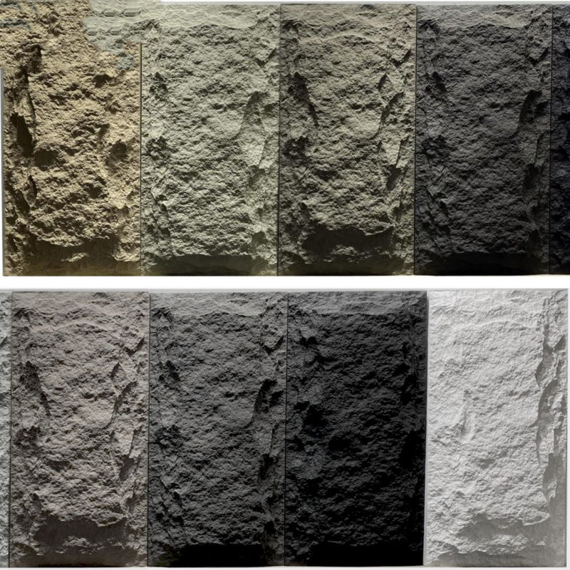 PU Stone Polyurethane Lembar veneer batu buatan untuk dekorasi dinding eksterior dan interior