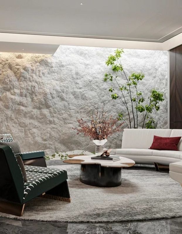 Berat Ringan Dekorasi Luar Ruang PU Batu Palsu Panel Batu Polyurethane 3D Panel Dinding Batu PU