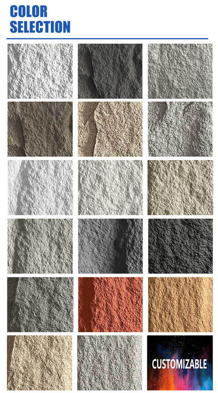 PU Stone Wall Panel Polyurethane Stone Panel 3D Wall Panel Board Batu Slate Berat Ringan