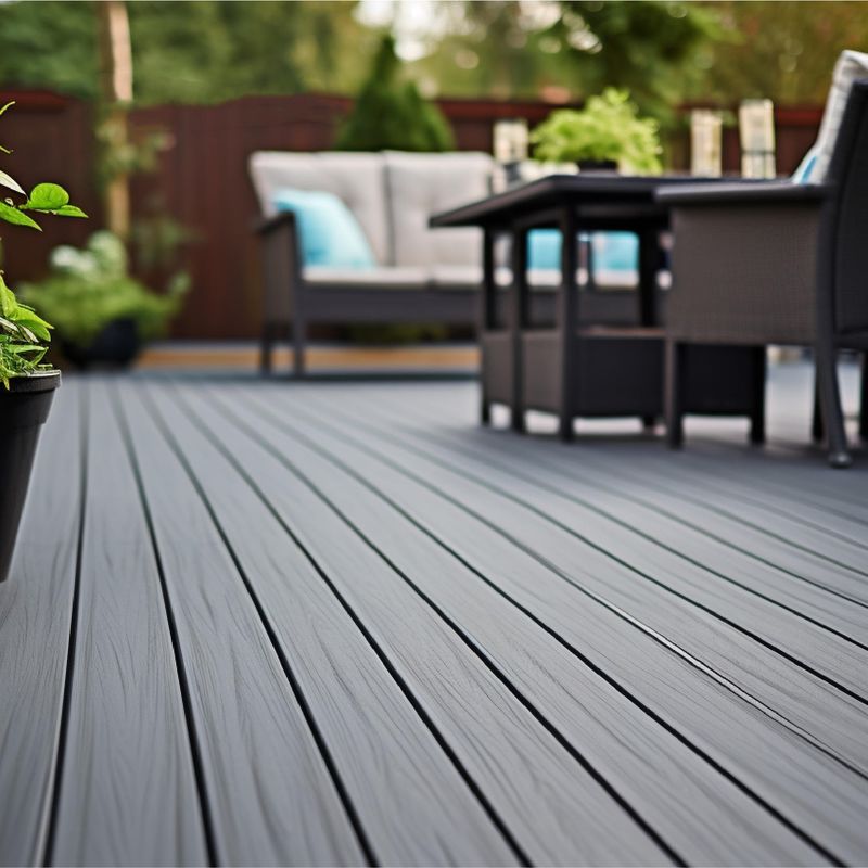 WPC/BPC Teak Warna WPC Teras Luar Ruang tahan api Kapas Serat Kayu Waterproof Decking Komposit Kualitas Tinggi Anti-slip
