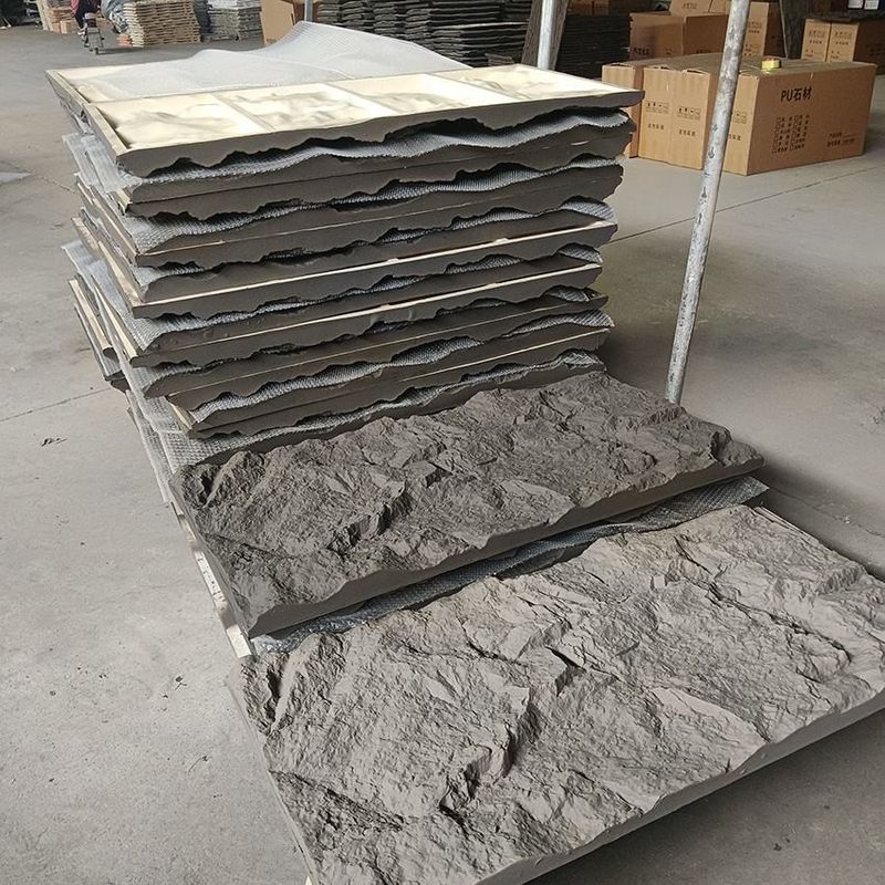 Panel Dinding Batu PU Desain Batu Jamur Untuk Ruang Interior dan Eksterior yang Indah