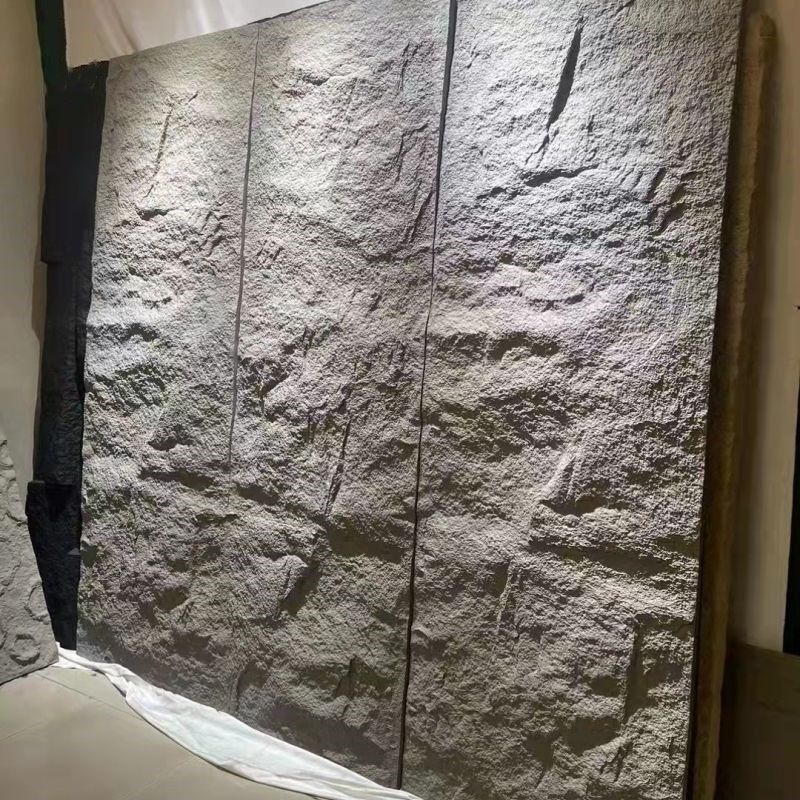 Pu Stone Wall Panel Polyurethane Stone Panel 3D Wall Panel Board Artificial Light Weights Slate Stone