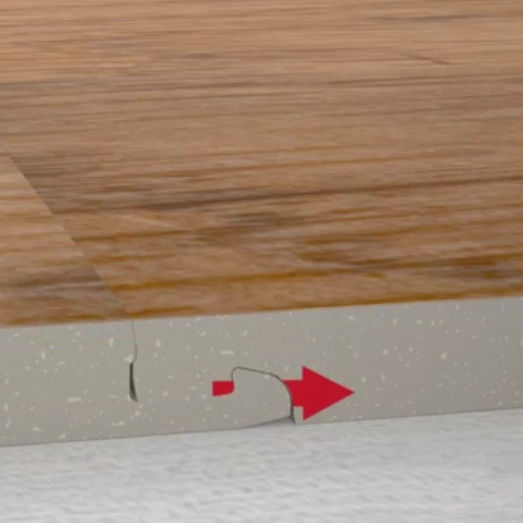 UNILIN 5G CLICK SPC Lantai Cina CLICK LOCK Lantai 4MM 6MM Lantai Kayu Goresan Pabrik Langsung