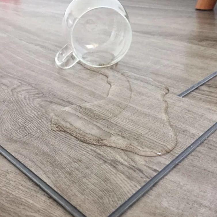 Perekat PVC SPC Lantai Vinyl Tile Lantai Vinyl Plank Untuk Lantai Garasi