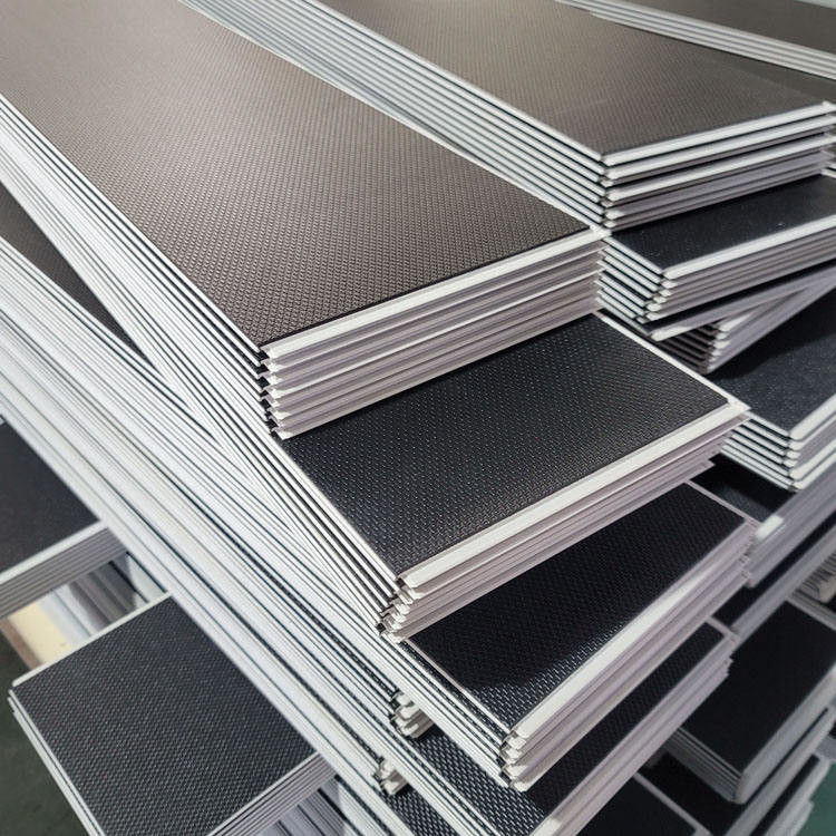 Perekat PVC SPC Lantai Vinyl Tile Lantai Vinyl Plank Untuk Lantai Garasi