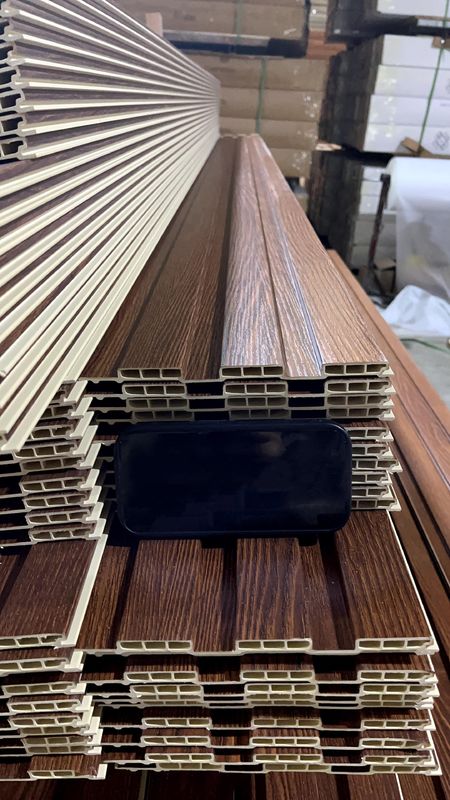 SONSILL UTO Wpc Pvc Dekoratif Interior Wall Cover Plastik Cladding WPC Panel dinding kayu