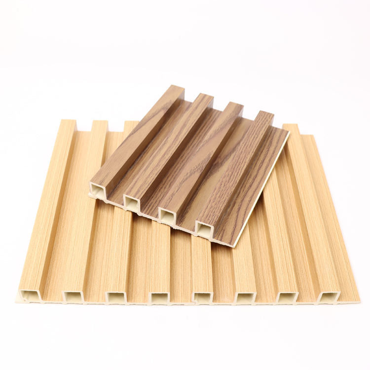 Desain SONSILL Morden Disesuaikan Waterproof Indoor WPC Wall Panel Dekorasi Interior WPC Wall Panel Substitusi Kayu