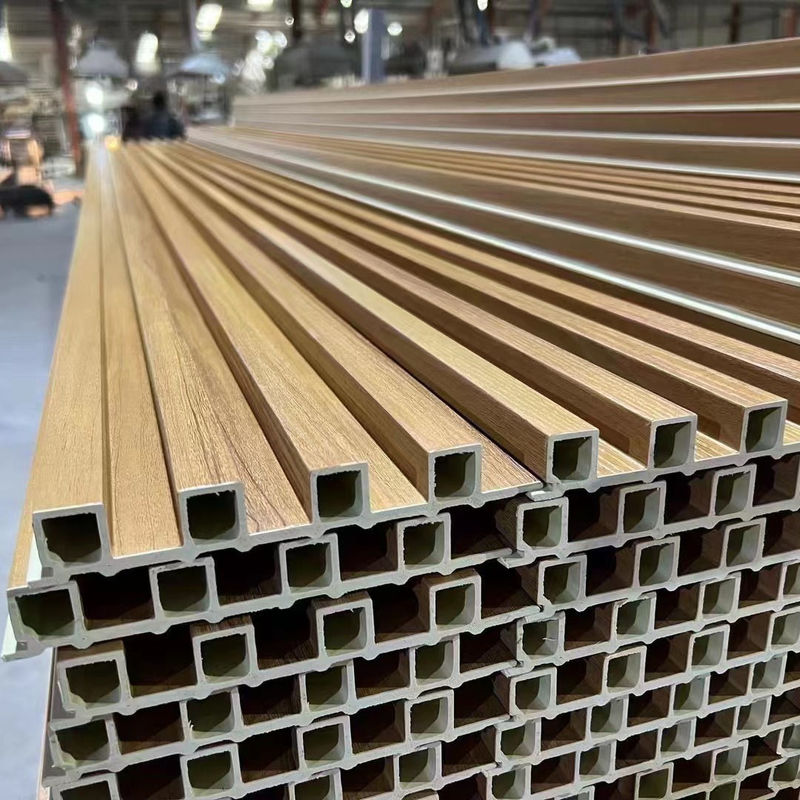 SONSILL UTO Pvc Dekorasi Interior Wpc Panel Dinding Fluted Lapisan Dekorasi Interior