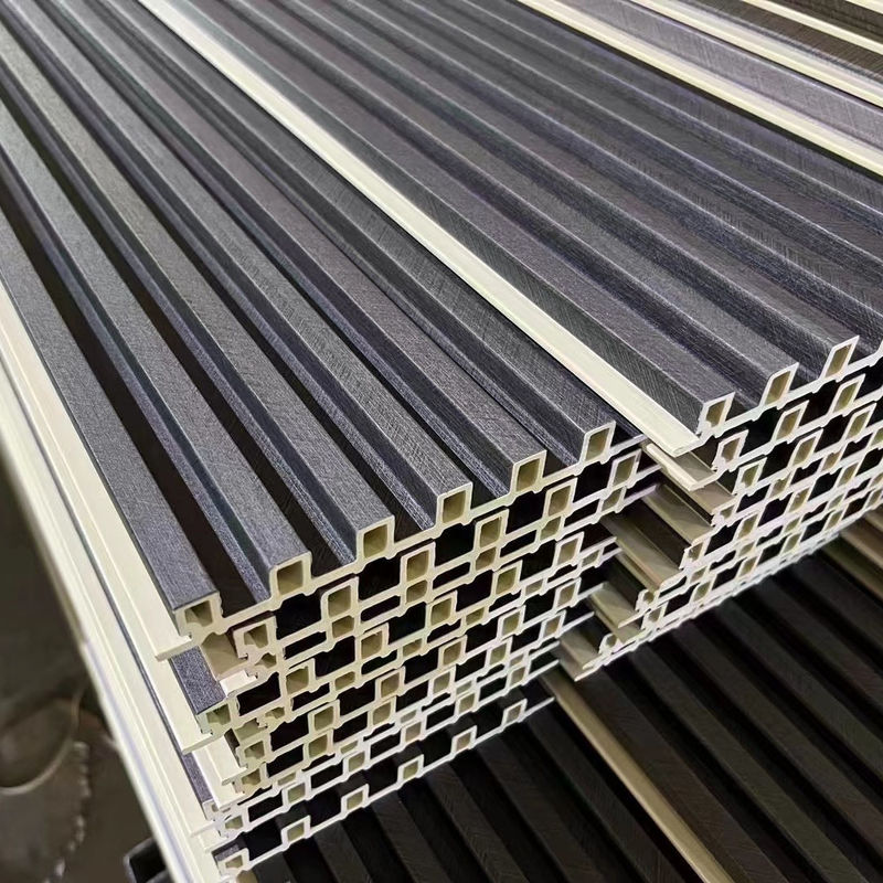 SONSILL UTO Pvc Dekorasi Interior Wpc Panel Dinding Fluted Lapisan Dekorasi Interior