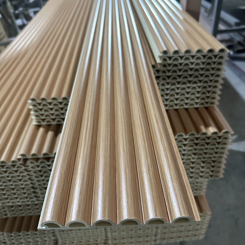 SONSILL UTO Pvc Dekorasi Interior Wpc Panel Dinding Fluted Lapisan Dekorasi Interior