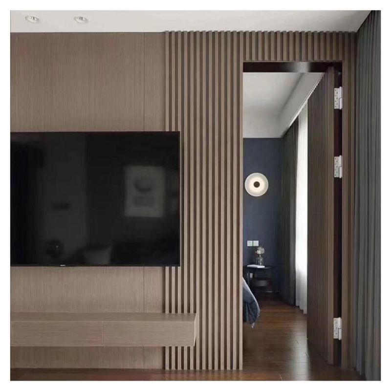 Harga Murah Dekorasi Rumah Bahan Bangunan Ekonomi Kayu Biji Pvc Wpc Panel dinding