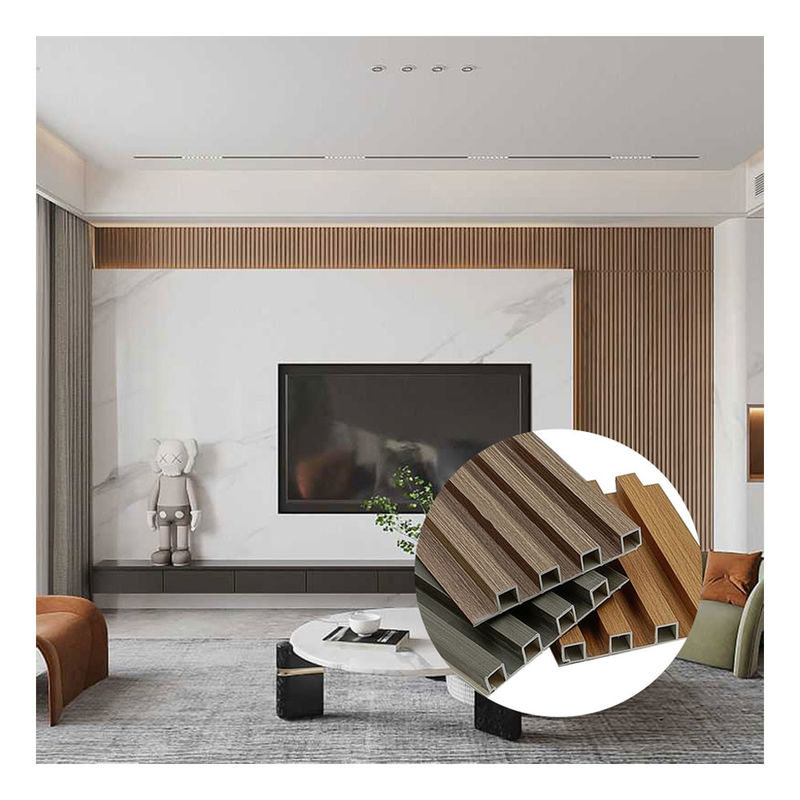 Papan kayu karet bambu Karbon kristal plat veneer panel dinding & papan panel dinding wpc