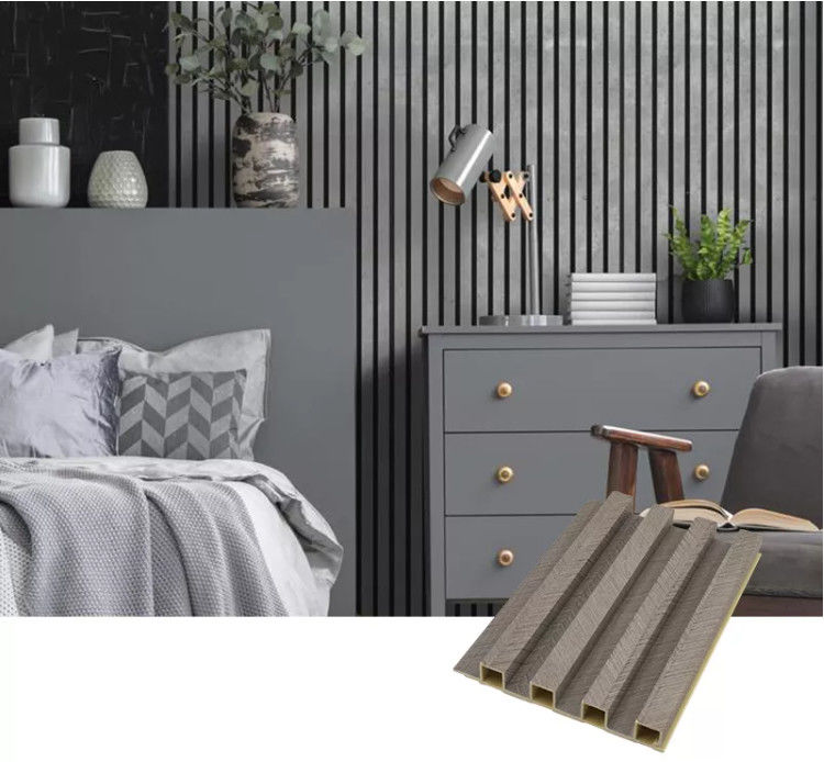 Papan kayu karet bambu Karbon kristal plat veneer panel dinding & papan panel dinding wpc