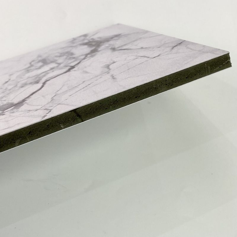 Hot Sell Panel Tembok Batubara Batubara Padat 1220 X 2800 mm Waterproof Komposit Marmer Biji