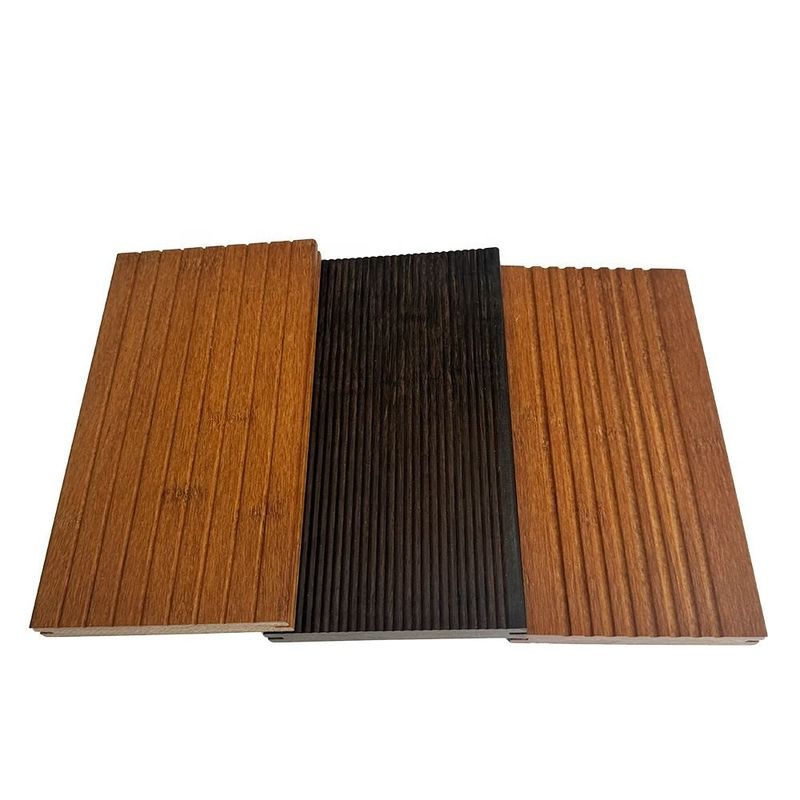 4-6 tahun tumbuh dek lantai luar veneer dek bambu padat non plastik dek komposit