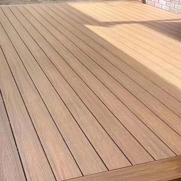 Anti UV Waterproof Kayu Plastik Decking Anti Slipp Outdoor Teras Lantai Wpc Komposit Lantai Genteng