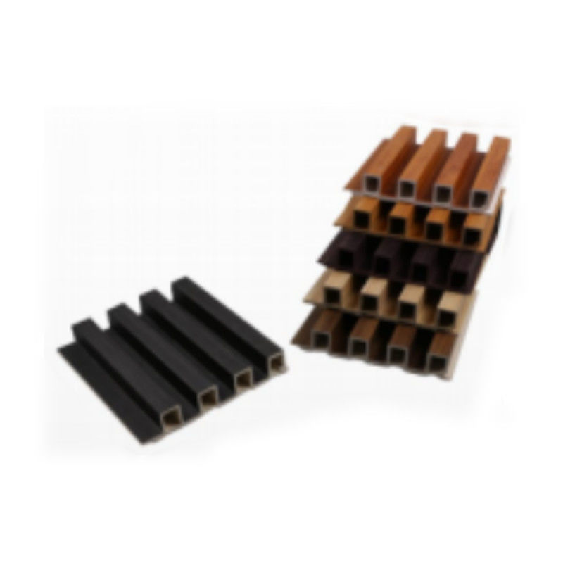 Harga Pabrik Indoor Waterproof Waterproof Kayu Komposit Wall Louvers Eksterior WPC Dekorasi Panel dinding