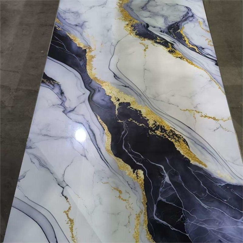 4x8 Waterproof UV Pvc Marble Sheet Terlaris 1220*2800*3mm Pabrik Pasokan Dengan Berbagai Desain
