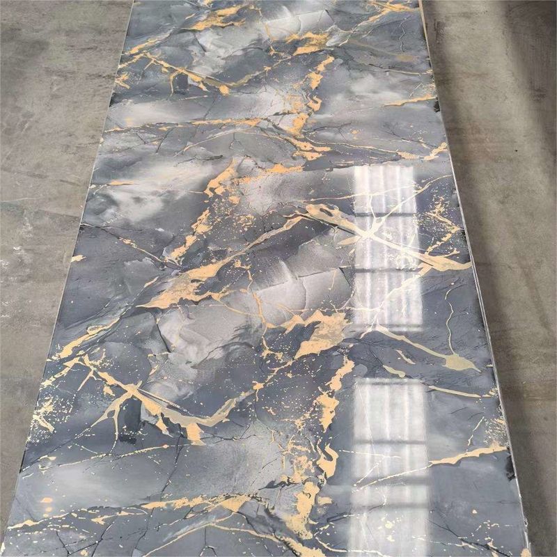 4x8 Waterproof UV Pvc Marble Sheet Terlaris 1220*2800*3mm Pabrik Pasokan Dengan Berbagai Desain