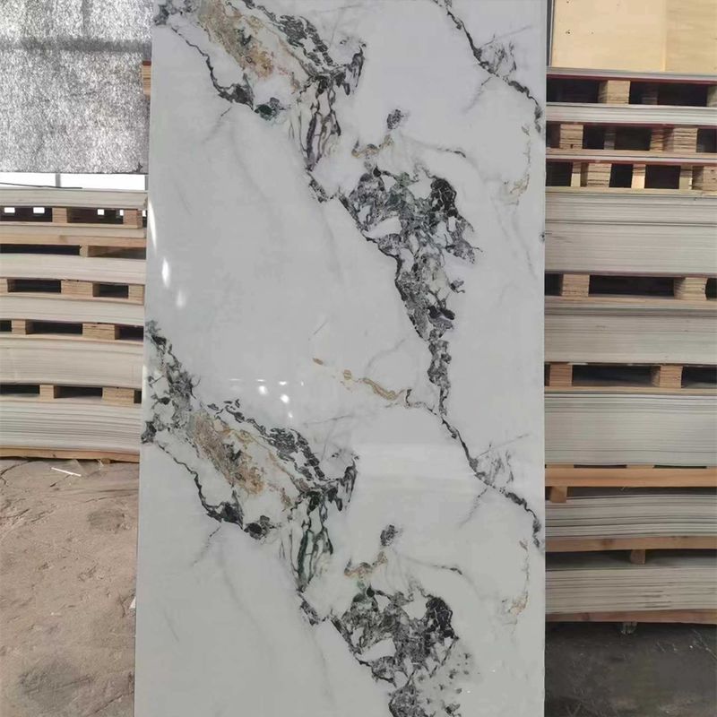 4x8 Waterproof UV Pvc Marble Sheet Terlaris 1220*2800*3mm Pabrik Pasokan Dengan Berbagai Desain