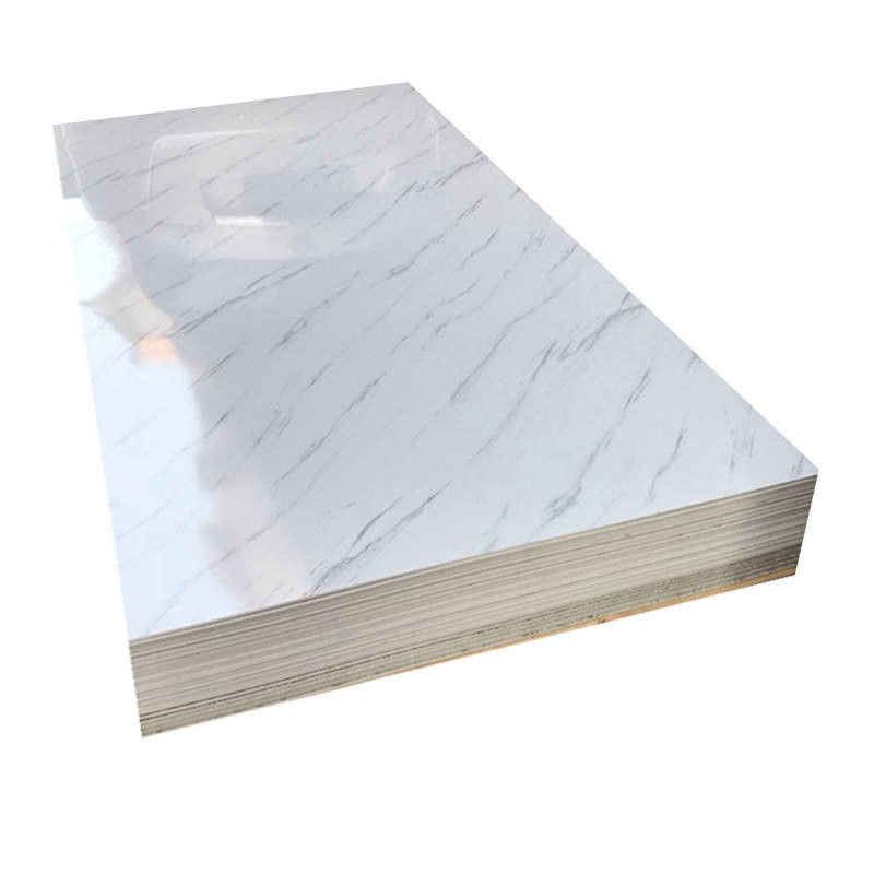 Papan Marmer UV PVC Interior Dekorasi Lembar Plastik Panel Penutup Dinding 3d Pencetakan Lembar Marmer UV Pvc