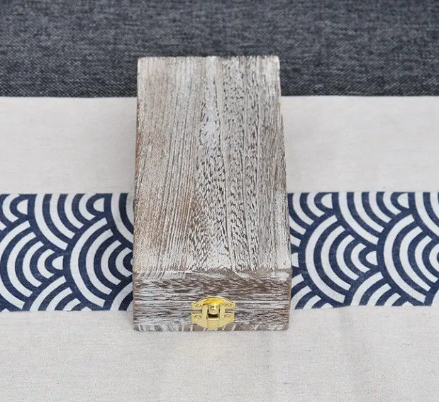 Kotak Perhiasan Kayu Padat Paulownia Berwarna-warni Untuk Penyimpanan Hadiah