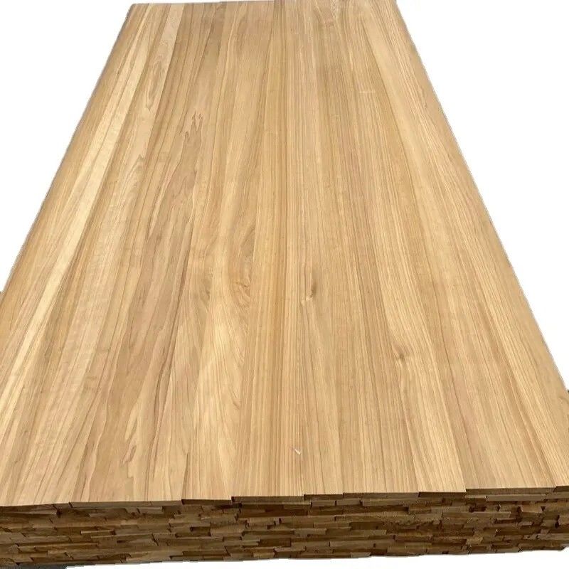 Pabrik Langsung Diberi Karbonisasi Papan Poplar Edge Ditempel Solid Dekoratif Papan Kayu