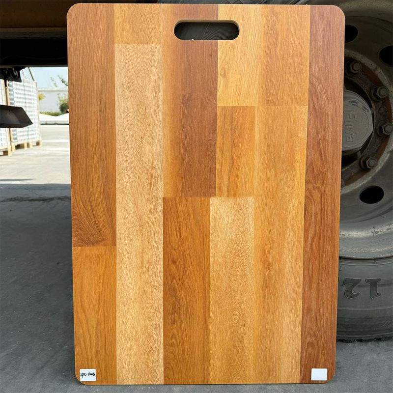 Waterproof 4mm 5mm 6mm Kayu Biji Vinyl Papan Klik Kunci PVC Plastik SPC Lantai Untuk Indoor