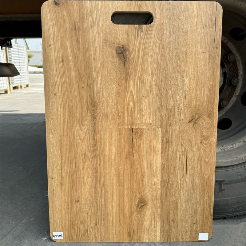 Waterproof 4mm 5mm 6mm Kayu Biji Vinyl Papan Klik Kunci PVC Plastik SPC Lantai Untuk Indoor