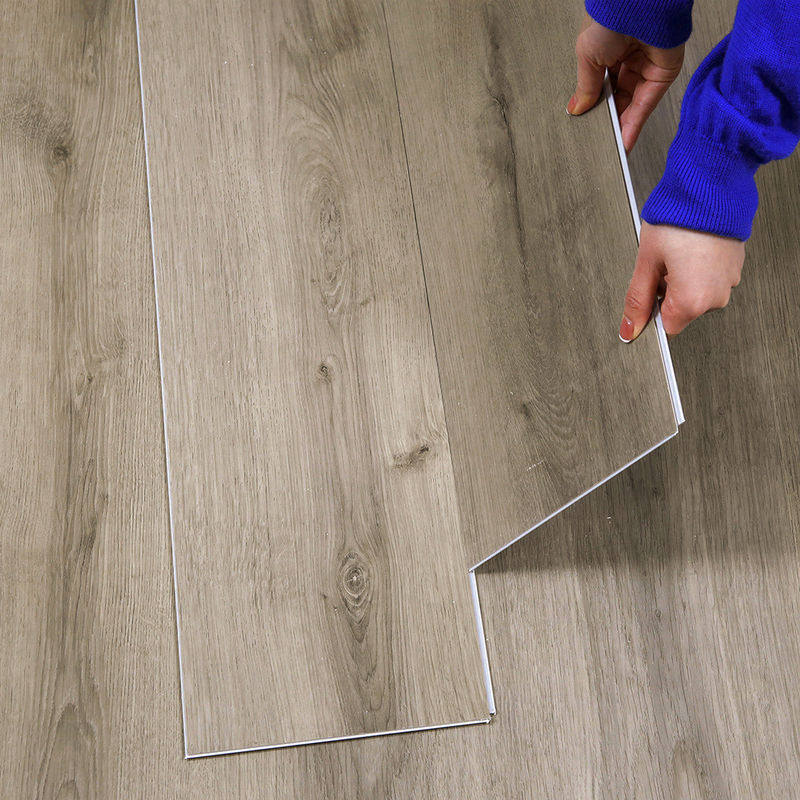 5mm Waterproof Interlocking 4mm Vinyl Virgin Material Marmer Rigid Core Hybrid Flooring Spc Klik Lantai