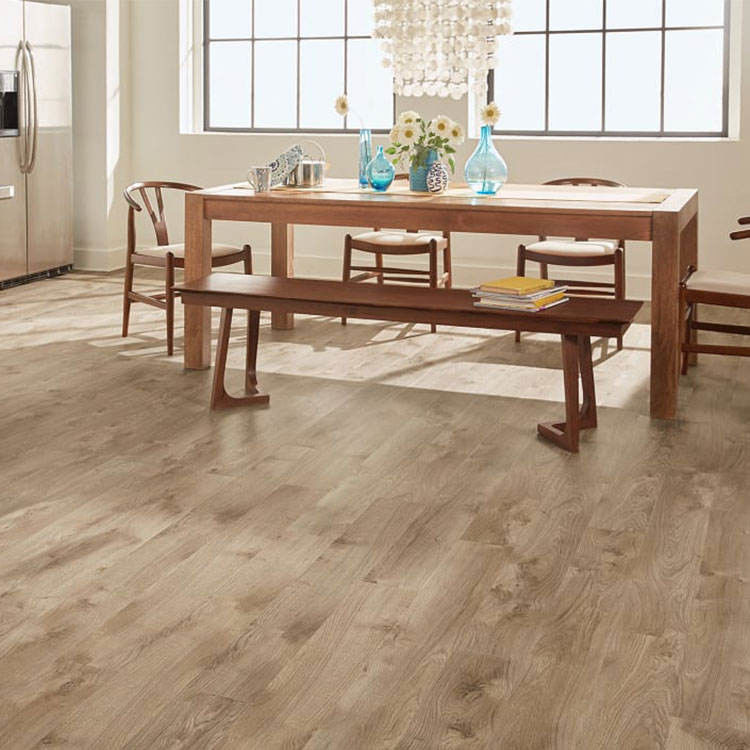 Lantai vinyl komérsial berwarna Lantai vinyl tahan air mewah 4mm 5mm 6mm Lantai Spc