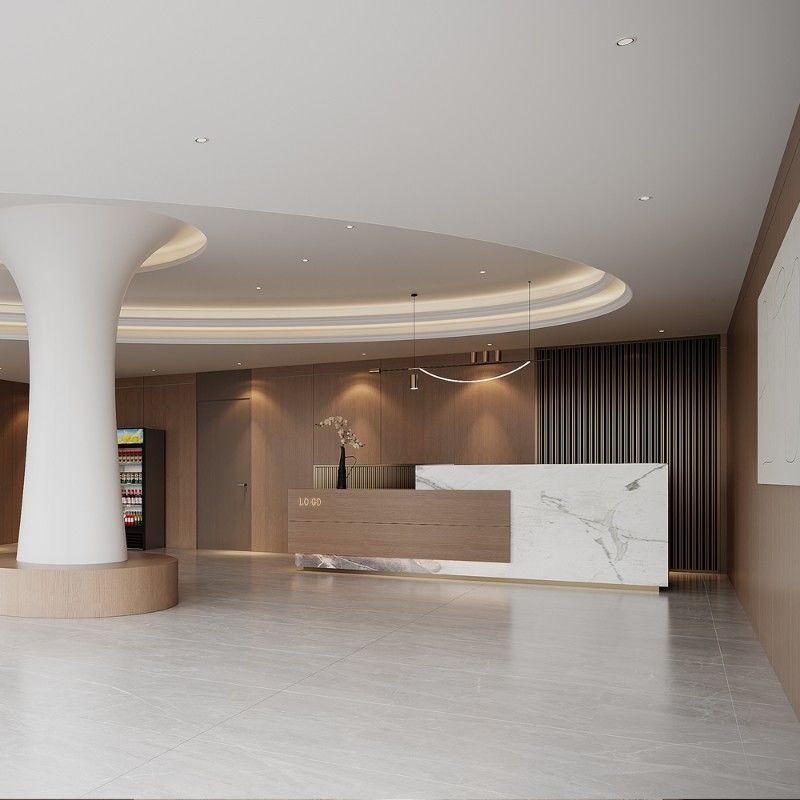 Bamboo Batubara Kayu veneer papan cermin siding tahan api Pvc panel dinding Untuk kantor apartemen