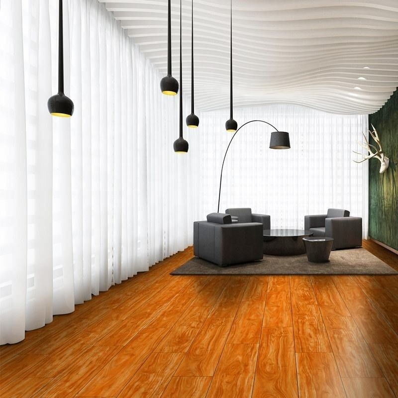 Desain Modern SPC Klik Papan Vinyl Lantai Anti Slip Wear Resistant Untuk Rumah / Kantor / Hotel