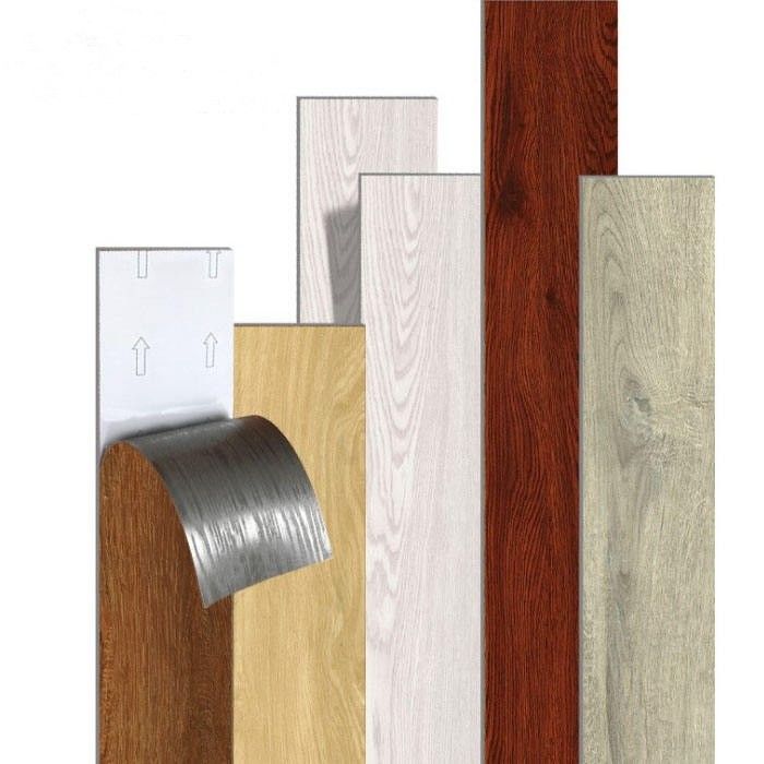 Self Adhesive Waterproof Pvc Flooring Stick DIY Vinyl Flooring Untuk Dekorasi Interior Di Bangunan Kantor