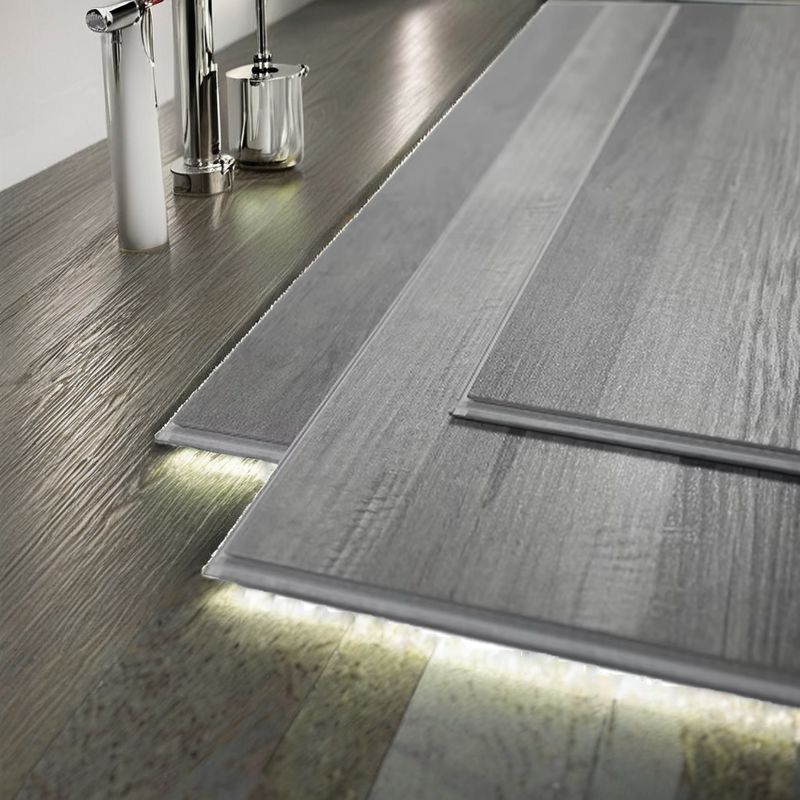 Modern Style SPC Vinyl Floor Good Design Plastik 4.5mm 5.5mm 6.5mm Indoor Use Anti-Slip PVC dengan tekstur polos