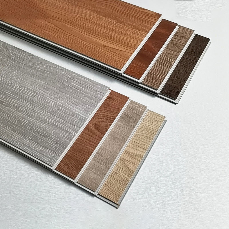 Lantai Vinyl SPC 4mm 5mm SPC Vinyl Tahan Api Lantai Vinyl SPC Tahan Air PVC Plastik Indoor