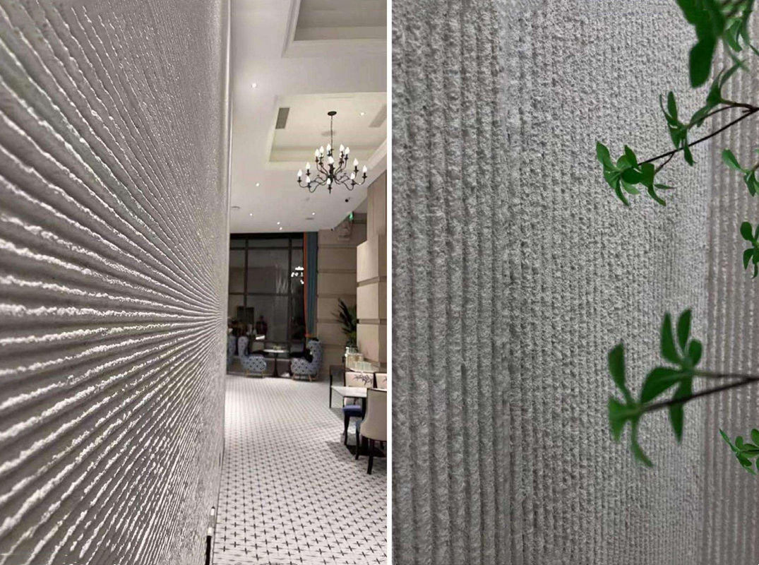 Waterproof 3D Bendable Soft Flexible Travertine Artificial Stone Veneer Wall Panels Gaya Desain Modern Untuk Lapisan Kamar Tidur