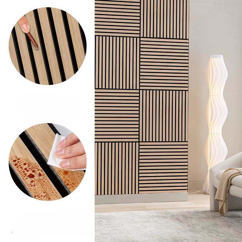 Wholesale Luxury Style Acoustic Panels Soundproof Wood Slat Wall Panels Wooden Acoustic Wall Panels