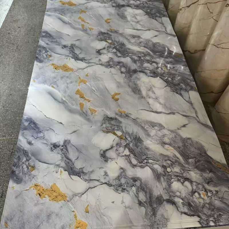 Factory Direct Sale High Strength UV Sheet PVC Marble Wall Panel 3D Printing UV Boards Waterproof Plastic Material